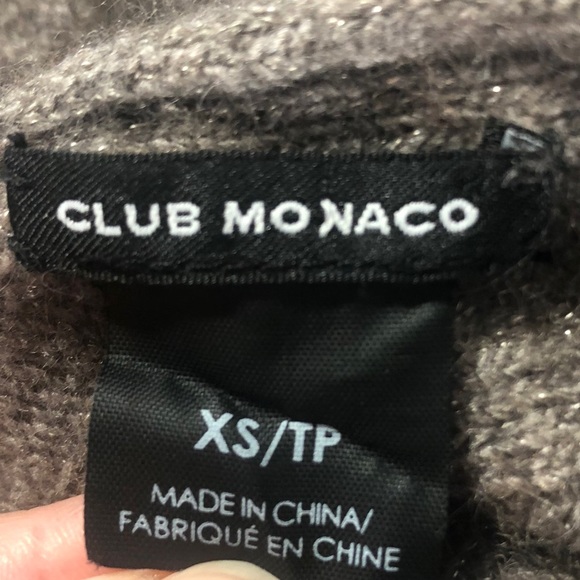 Club Monaco Turtleneck rabbit hair & lamb sweater - Picture 3 of 4